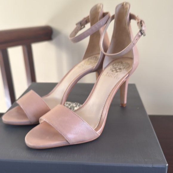 Vince Camuto Court light pink open toe ankle strap, heels, stilettos sandals 6.5 - Picture 3 of 15